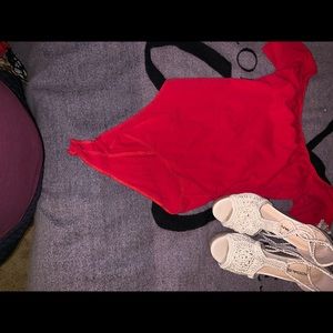 Bodysuit and wedges!